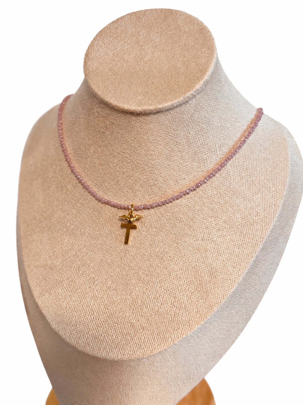 Under His Wings (Pink Dazzling Zirconia)