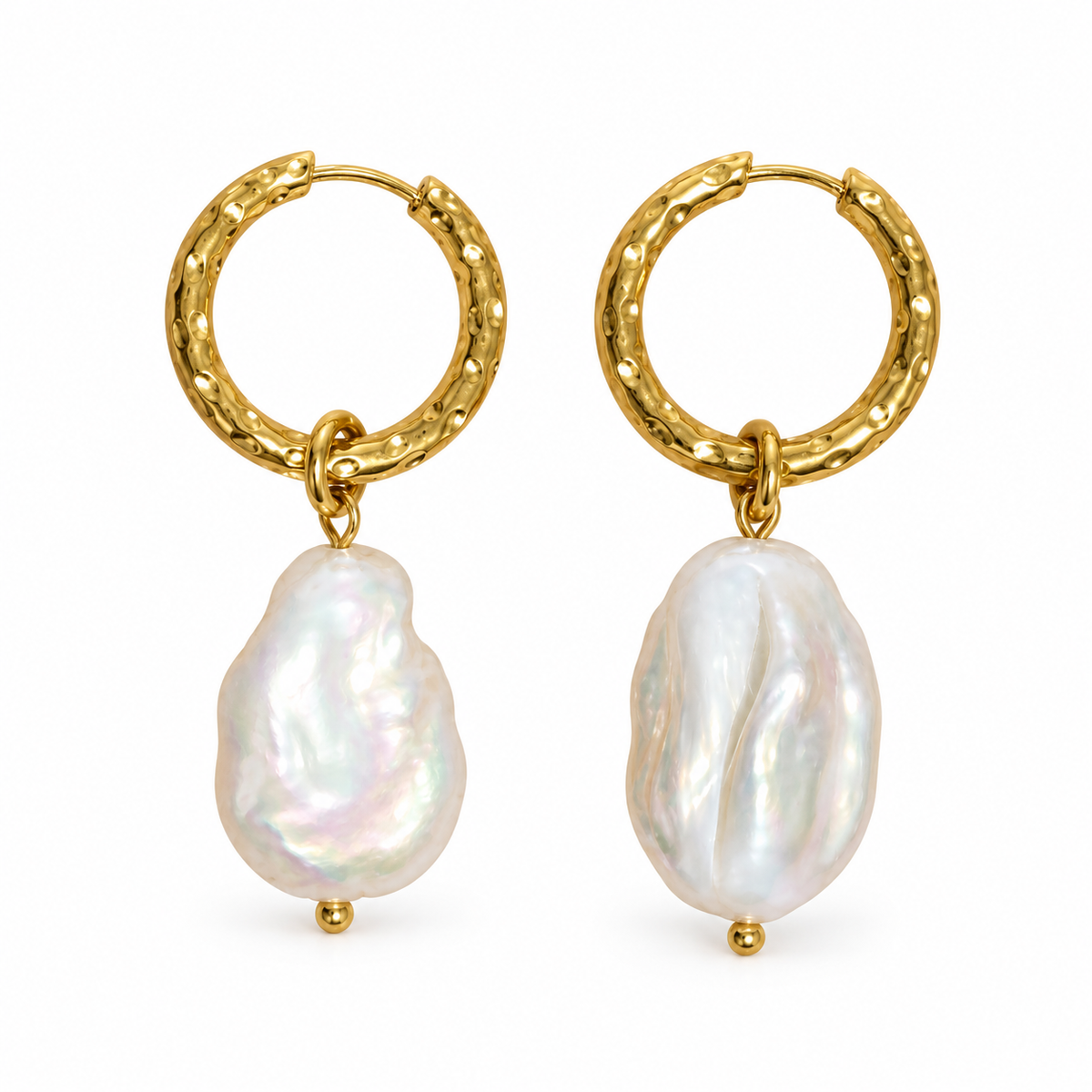 Pearl Radiance Hoops