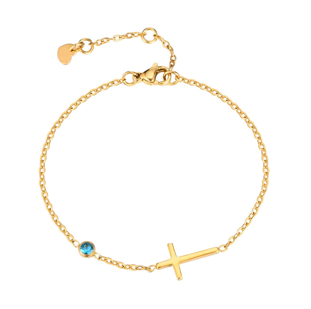 Heavenly Grace Cross Bracelet